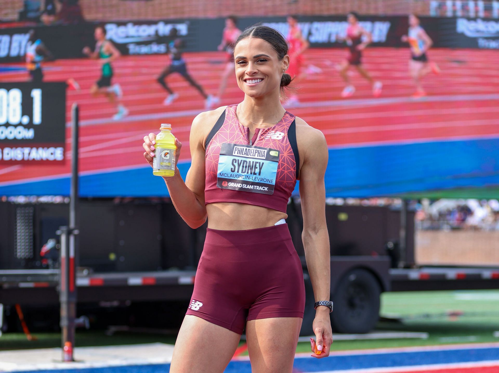Sydney McLaughlin-Levrone at Grand Slam Track - Philadelphia - Source: Getty